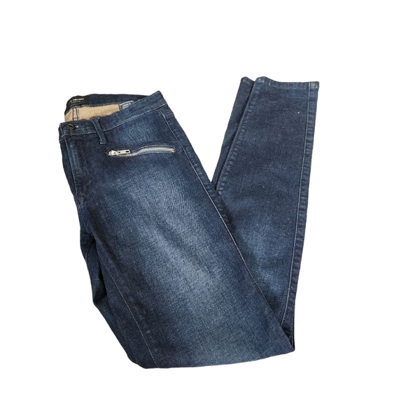 Black orchid Los Angeles mid rise skinny leg blue denim Jean pant - Picture 12 of 12